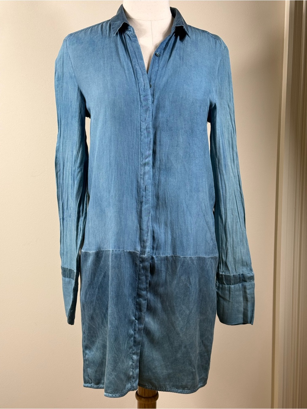 7 For All Mankind Silk Cotton Ombre Shirtdress
XS